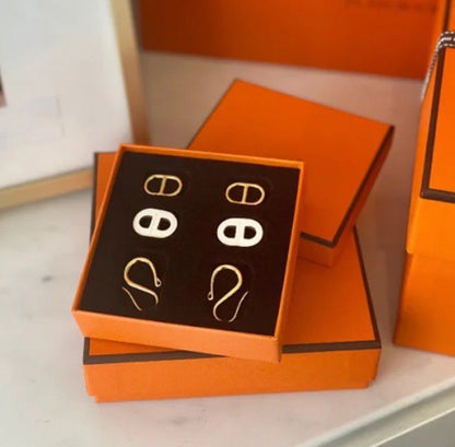 [⭐Hevara Jewelry]HM O'MAILLON GOLD EARRINGS