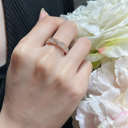 [⭐Hevara Jewelry]KELLY PINK GOLD DIAMOND RING
