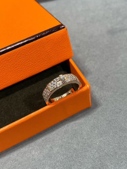 [⭐Hevara Jewelry]KELLY PINK GOLD DIAMOND RING