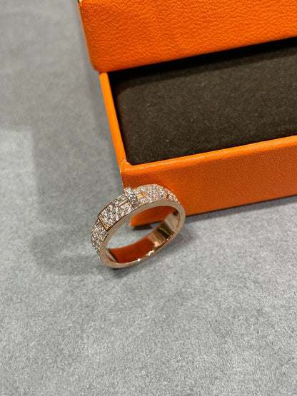 [⭐Hevara Jewelry]KELLY PINK GOLD DIAMOND RING