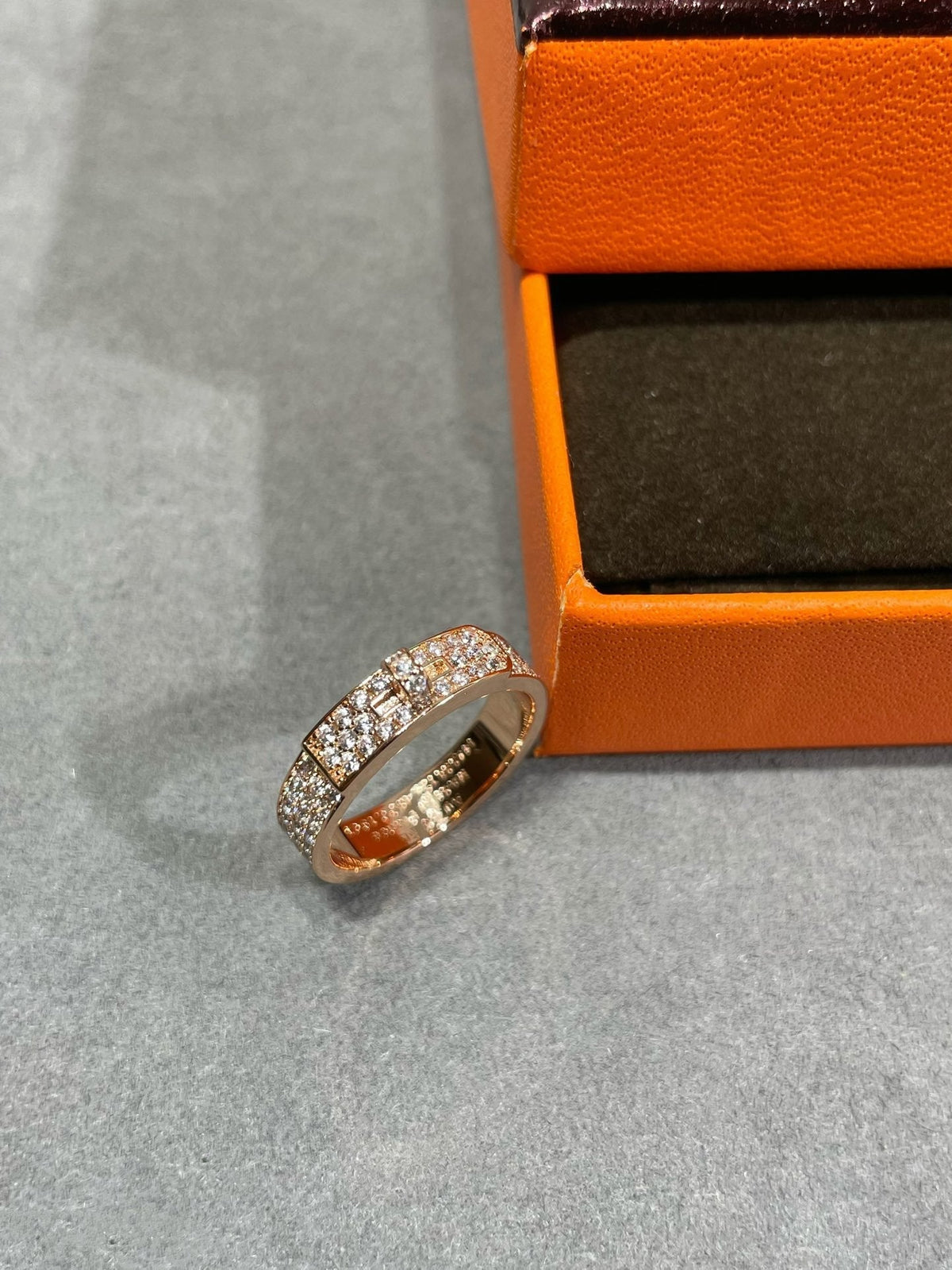 [⭐Hevara Jewelry]KELLY PINK GOLD DIAMOND RING