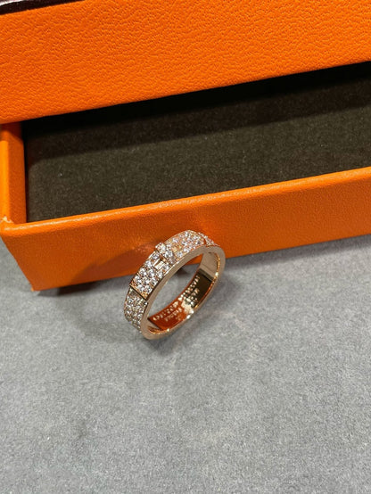 [⭐Hevara Jewelry]KELLY PINK GOLD DIAMOND RING