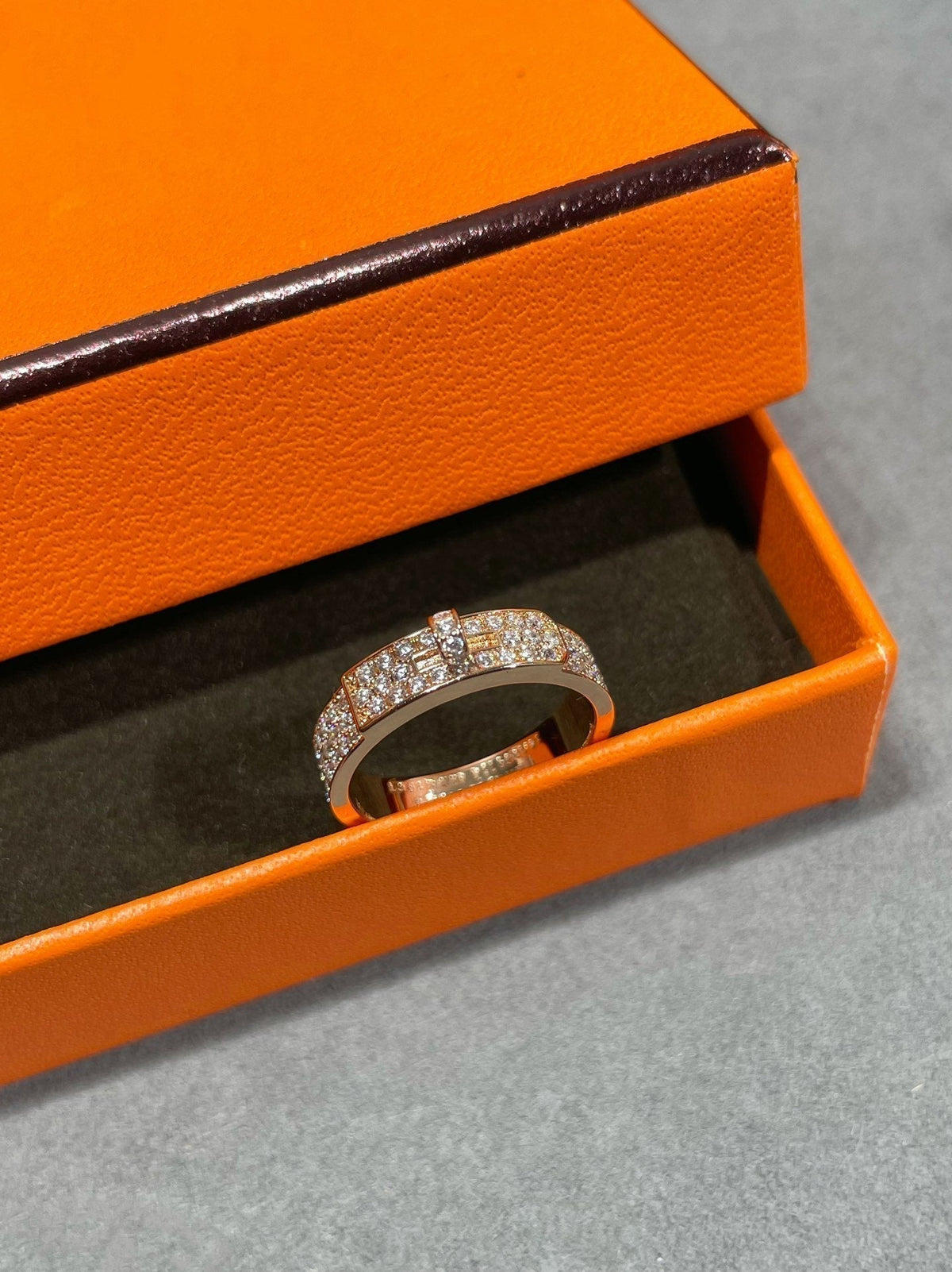 [⭐Hevara Jewelry]KELLY PINK GOLD DIAMOND RING
