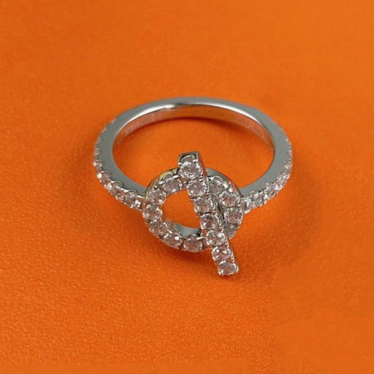 [⭐Hevara Jewelry]ECHAPPEE RING SILVER DIAMOND