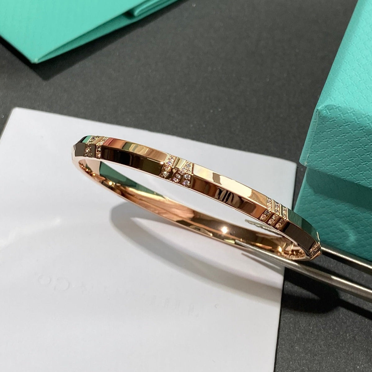 [Hevara Jewelry]ATLAS X PINK GOLD BRACELET