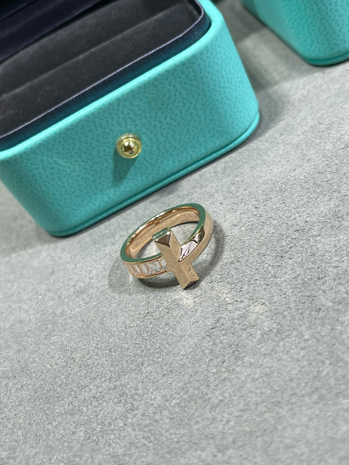 [Hevara Jewelry]T1 WIDE 4.5MM DIAMOND RING