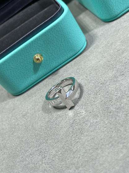 [Hevara Jewelry]T1 WIDE 4.5MM DIAMOND RING
