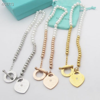 [Hevara Jewelry]RETURN TO TIF HEART TAF BEAD PEARL BRACELET