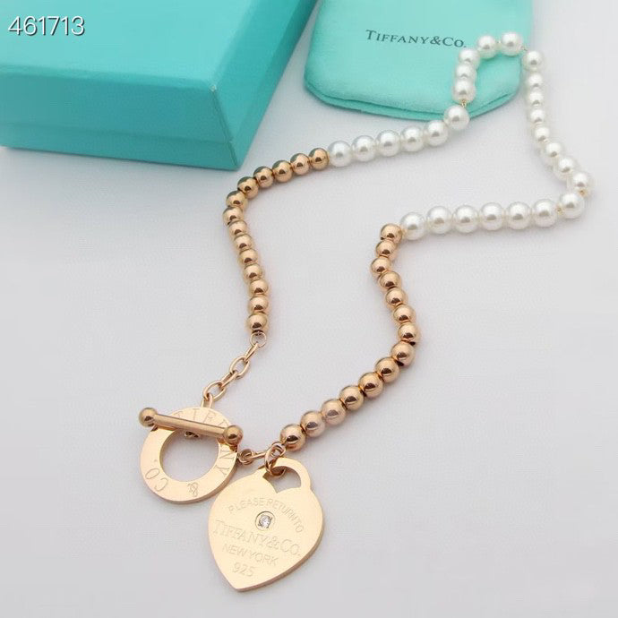 [Hevara Jewelry]RETURN TO TIF HEART TAF BEAD PEARL BRACELET