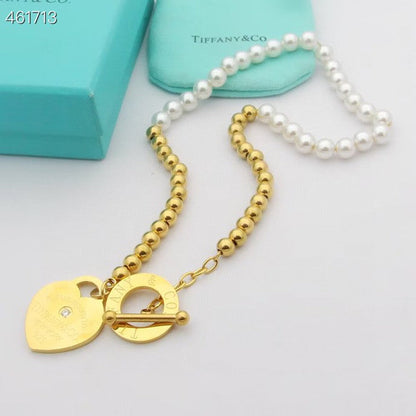 [Hevara Jewelry]RETURN TO TIF HEART TAF BEAD PEARL BRACELET