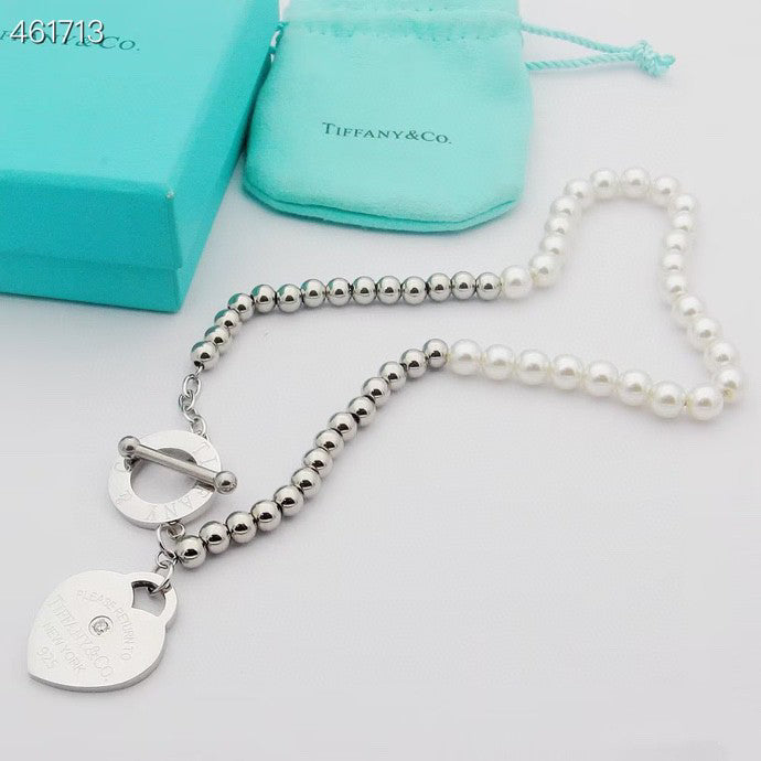 [Hevara Jewelry]RETURN TO TIF HEART TAF BEAD PEARL BRACELET