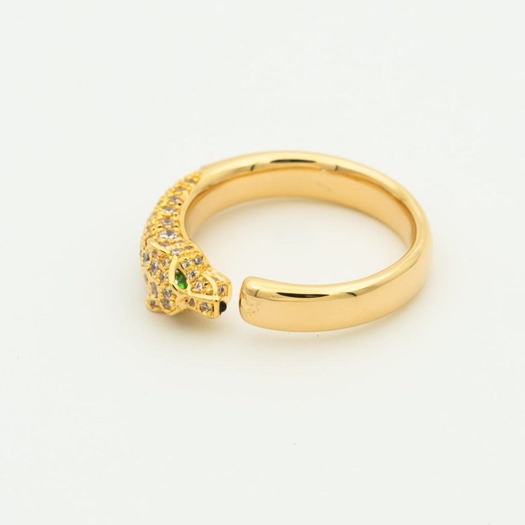 [⭐Hevara Jewelry]PANTHERE RING DIAMOND 7.3MM