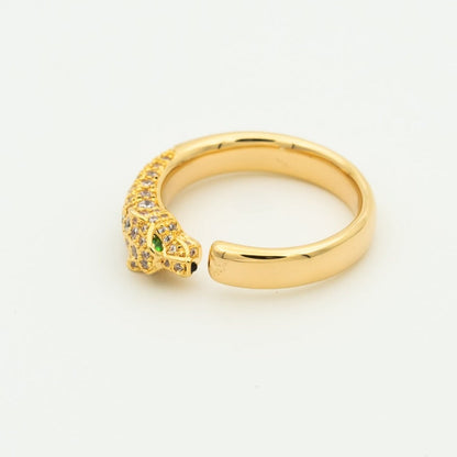 [⭐Hevara Jewelry]PANTHERE RING DIAMOND 7.3MM
