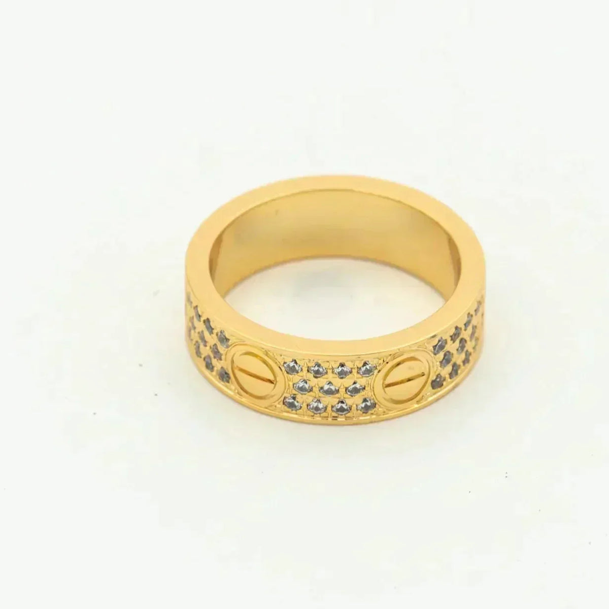 [⭐Hevara Jewelry]LOVE RING 5.5MM DIAMONDS PAVED