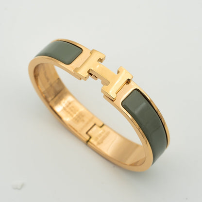 [⭐Hevara Jewelry]H BRACELET BLUE GREEN 12MM