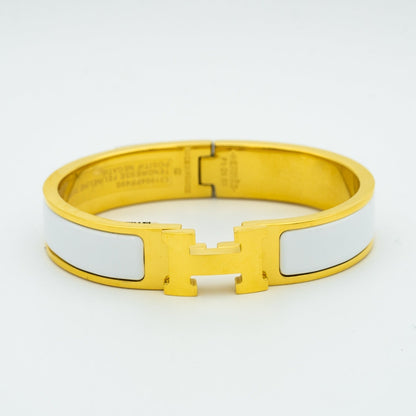 [⭐Hevara Jewelry]H WHITE BRACELET