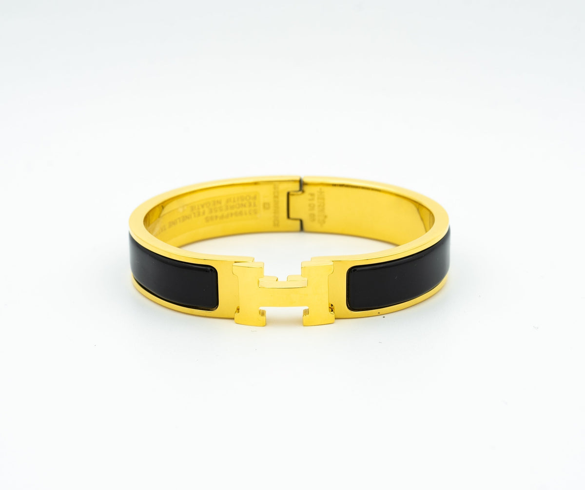[⭐Hevara Jewelry]H BLACK BRACELET