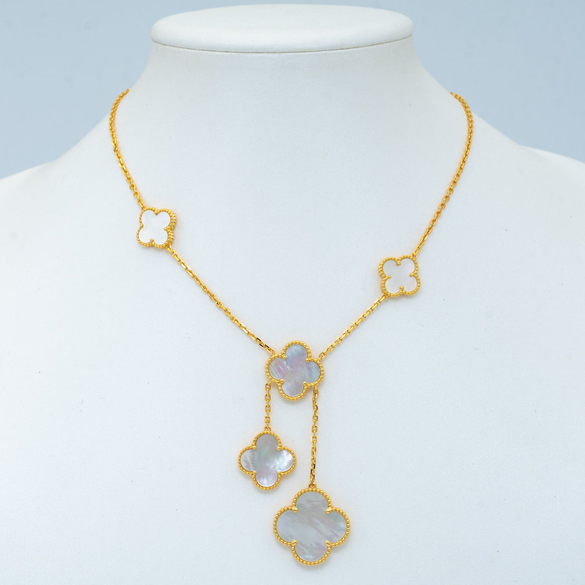 [⭐Hevara Jewelry]CLOVER MOTHER OF PEARL NECKLACE 6 MOTIF