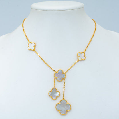 [⭐Hevara Jewelry]CLOVER MOTHER OF PEARL NECKLACE 6 MOTIF