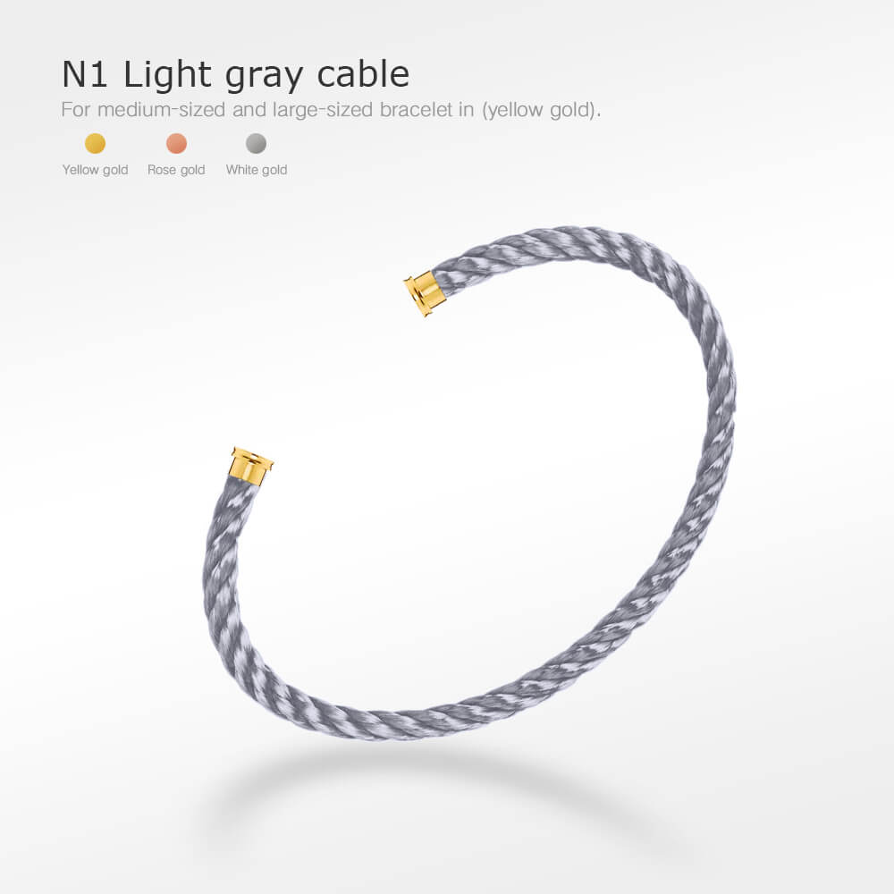[⭐Hevara Jewelry]FORCE SERIES BRACELET CABLES 50 CHOICES (DIY SELECTION)