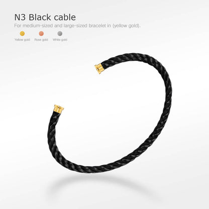 [⭐Hevara Jewelry]FORCE SERIES BRACELET CABLES 50 CHOICES (DIY SELECTION)