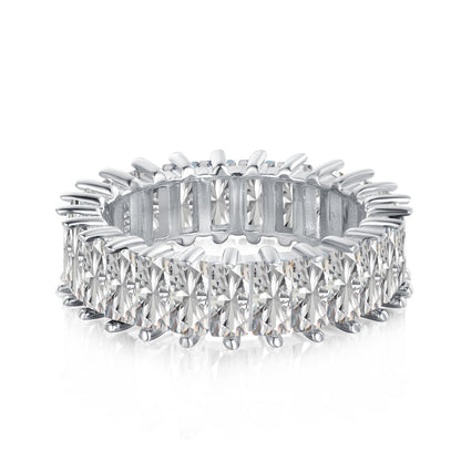 [Hevara Jewelry]Unique Colorful Radiant Cut RIng