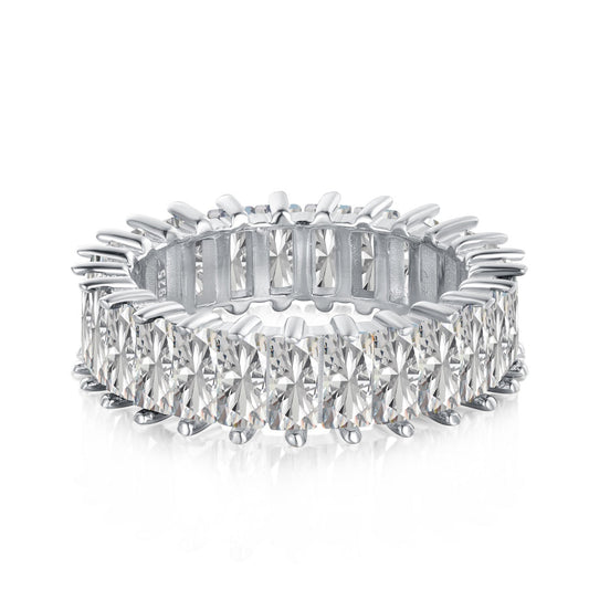 [Hevara Jewelry]Unique Colorful Radiant Cut RIng