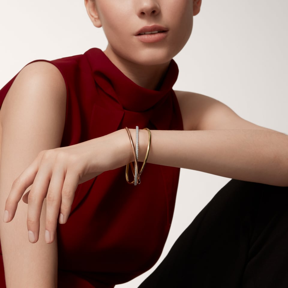 [⭐Hevara Jewelry]TRINITY 2.8MM SMALL BRACELET