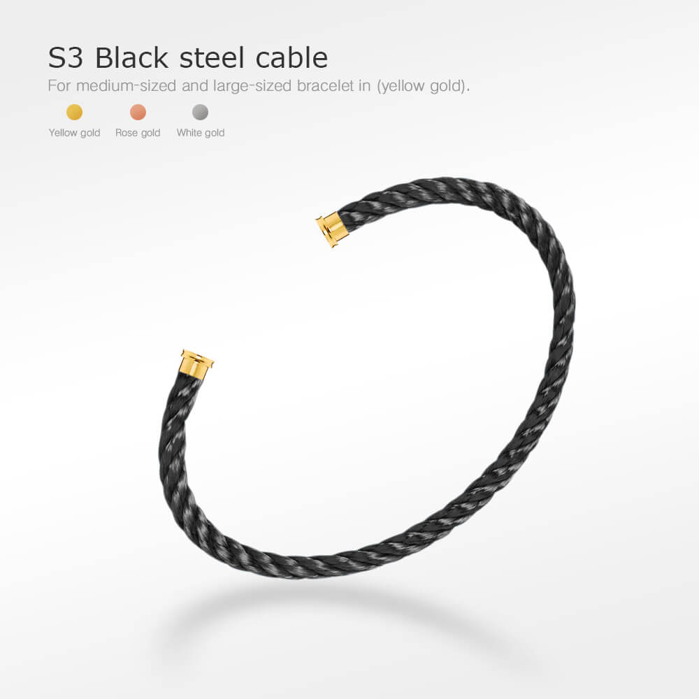 [⭐Hevara Jewelry]FORCE SERIES BRACELET CABLES 50 CHOICES (DIY SELECTION)