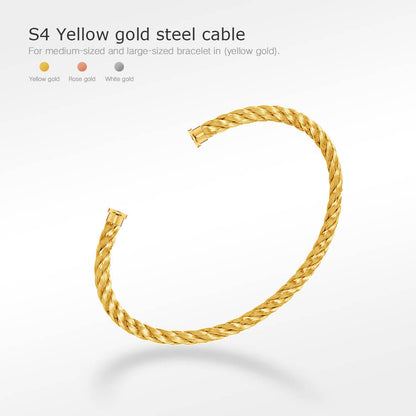 [⭐Hevara Jewelry]FORCE SERIES BRACELET CABLES 50 CHOICES (DIY SELECTION)