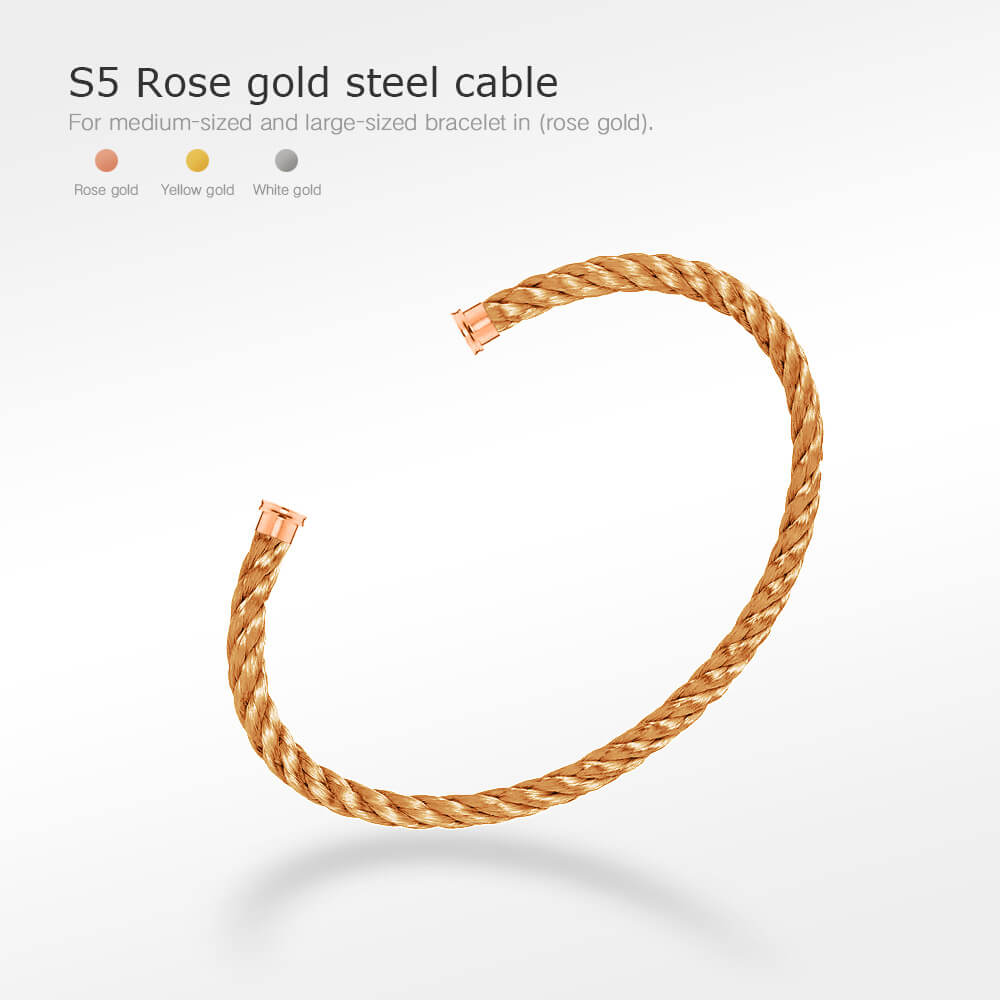 [⭐Hevara Jewelry]FORCE SERIES BRACELET CABLES 50 CHOICES (DIY SELECTION)