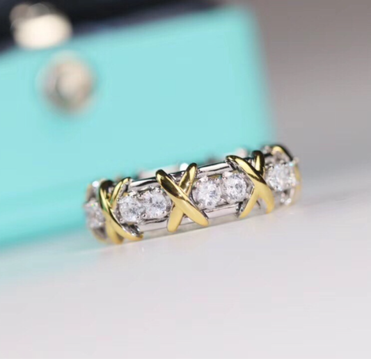 [⭐Hevara Jewelry jewelrys]Classic Gold Diamond Ring