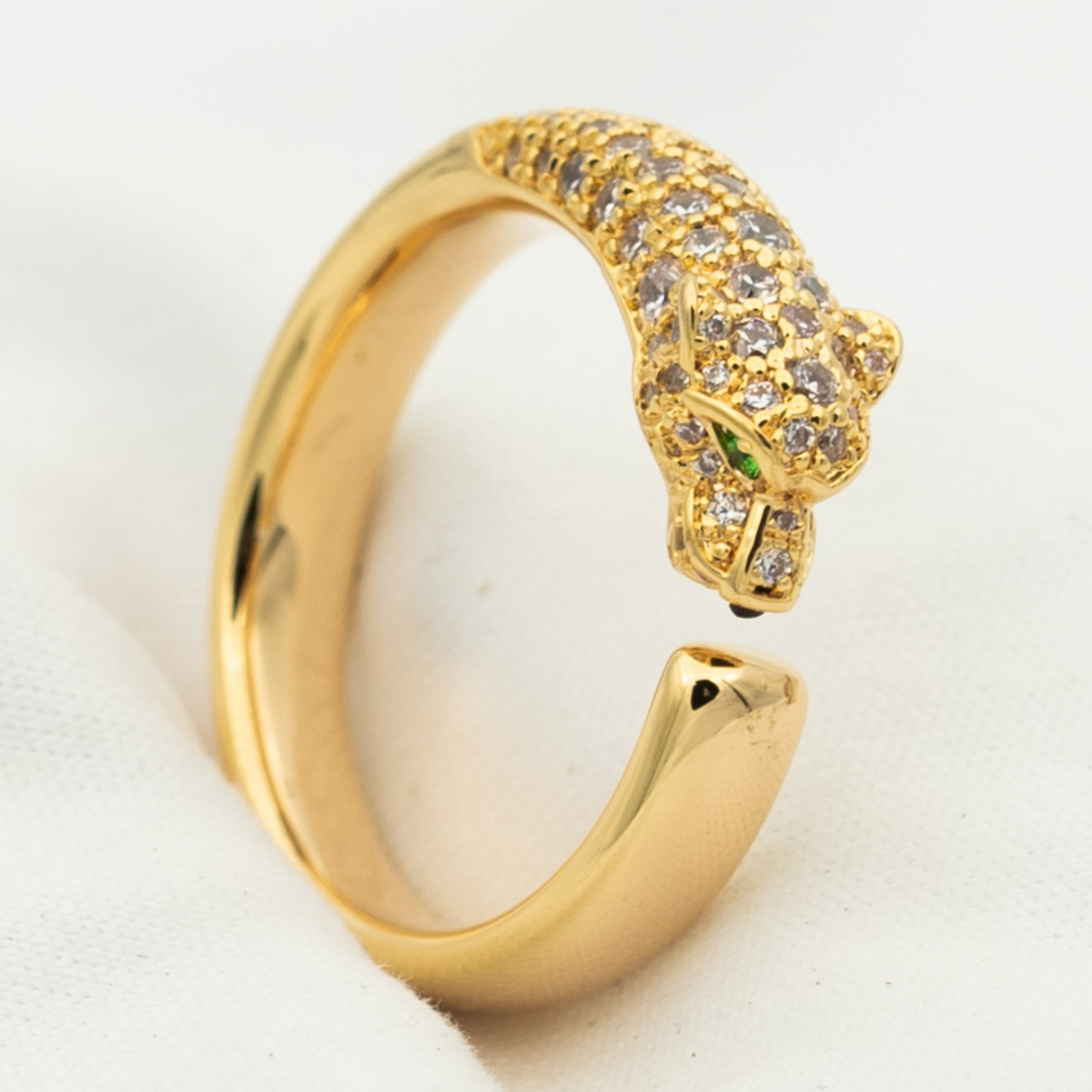 [⭐Hevara Jewelry]PANTHERE RING DIAMOND 7.3MM