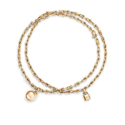 [Hevara Jewelry]HARDWEAR WRAP NECKLACE