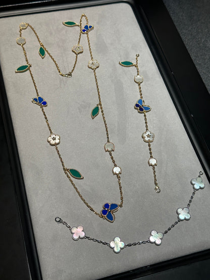 [⭐Hevara Jewelry] 26 NEW CLOVER 15 MOTIFS LUCKY NECKLACE