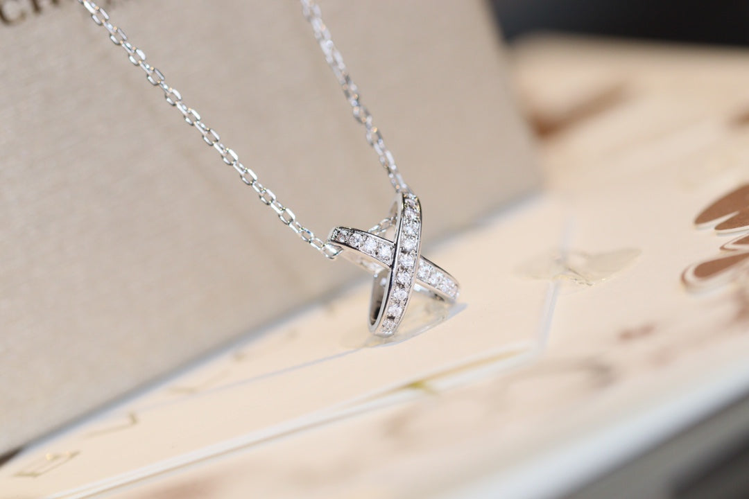 [⭐Hevara Jewelry]JEUX DE DIAMOND NECKLACE
