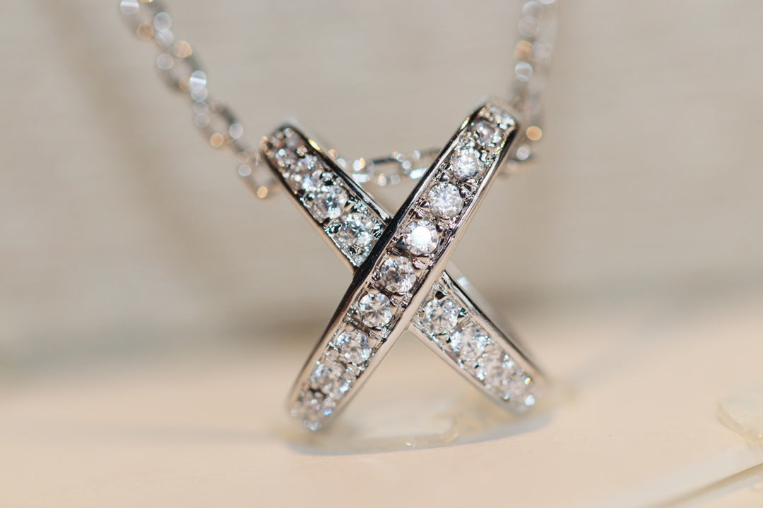 [⭐Hevara Jewelry]JEUX DE DIAMOND NECKLACE