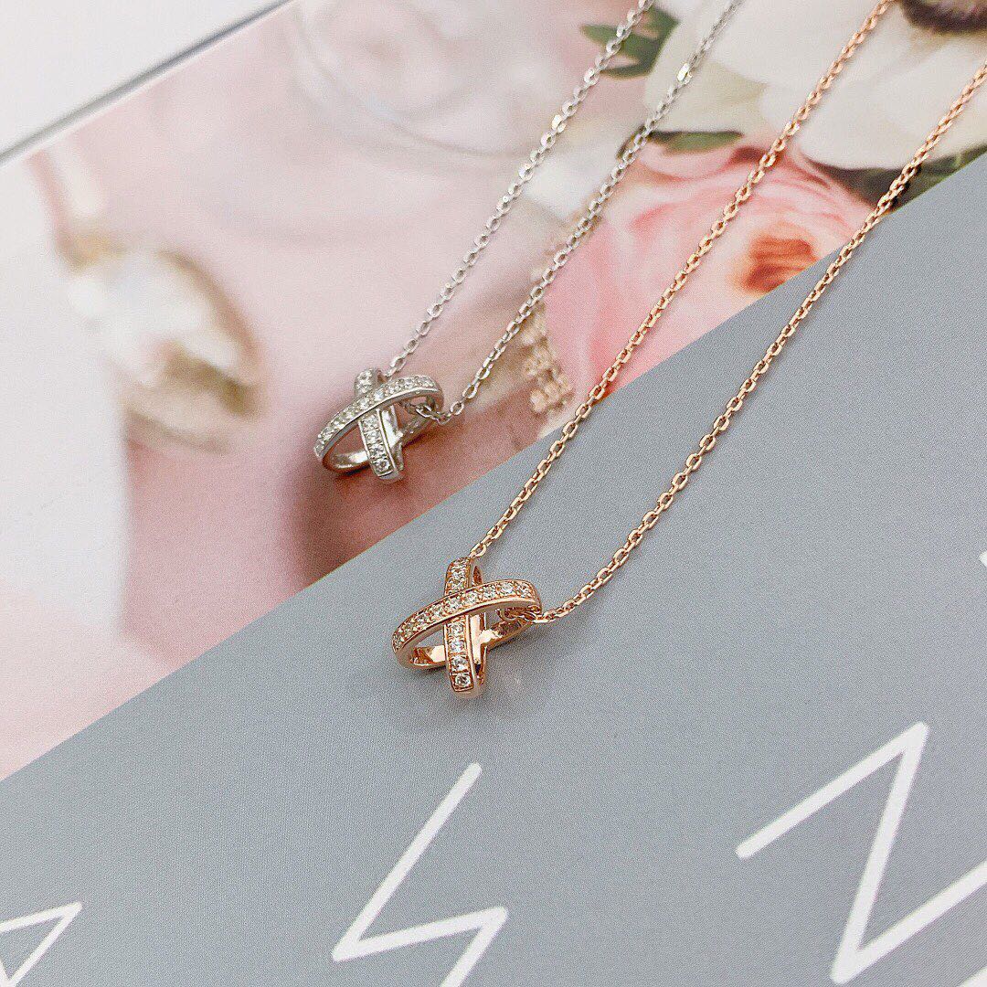 [⭐Hevara Jewelry]JEUX DE DIAMOND NECKLACE