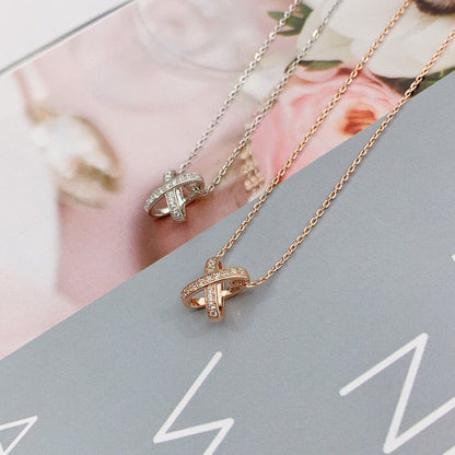 [⭐Hevara Jewelry]JEUX DE DIAMOND NECKLACE