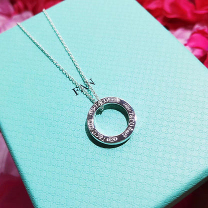 [Hevara Jewelry]SINGLE RING NECKLACE CHAIN LENGTH