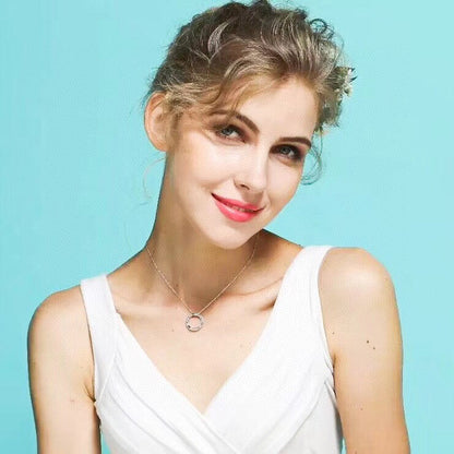 [Hevara Jewelry]SINGLE RING NECKLACE CHAIN LENGTH