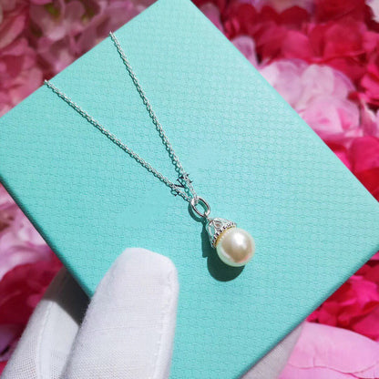 [Hevara Jewelry]PEARL PENDANT GATSBY ZIEGFELD PEARL SILVER NECKLACE