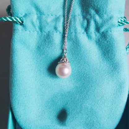 [Hevara Jewelry]PEARL PENDANT GATSBY ZIEGFELD PEARL SILVER NECKLACE