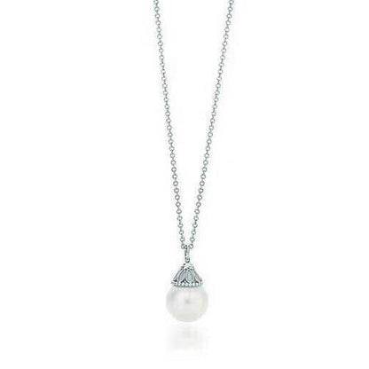 [Hevara Jewelry]PEARL PENDANT GATSBY ZIEGFELD PEARL SILVER NECKLACE