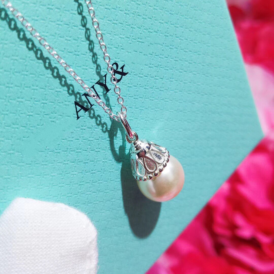 [Hevara Jewelry]PEARL PENDANT GATSBY ZIEGFELD PEARL SILVER NECKLACE