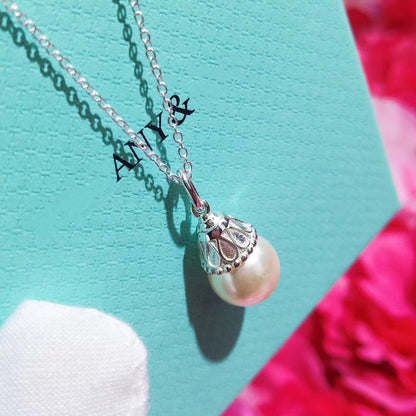 [Hevara Jewelry]PEARL PENDANT GATSBY ZIEGFELD PEARL SILVER NECKLACE