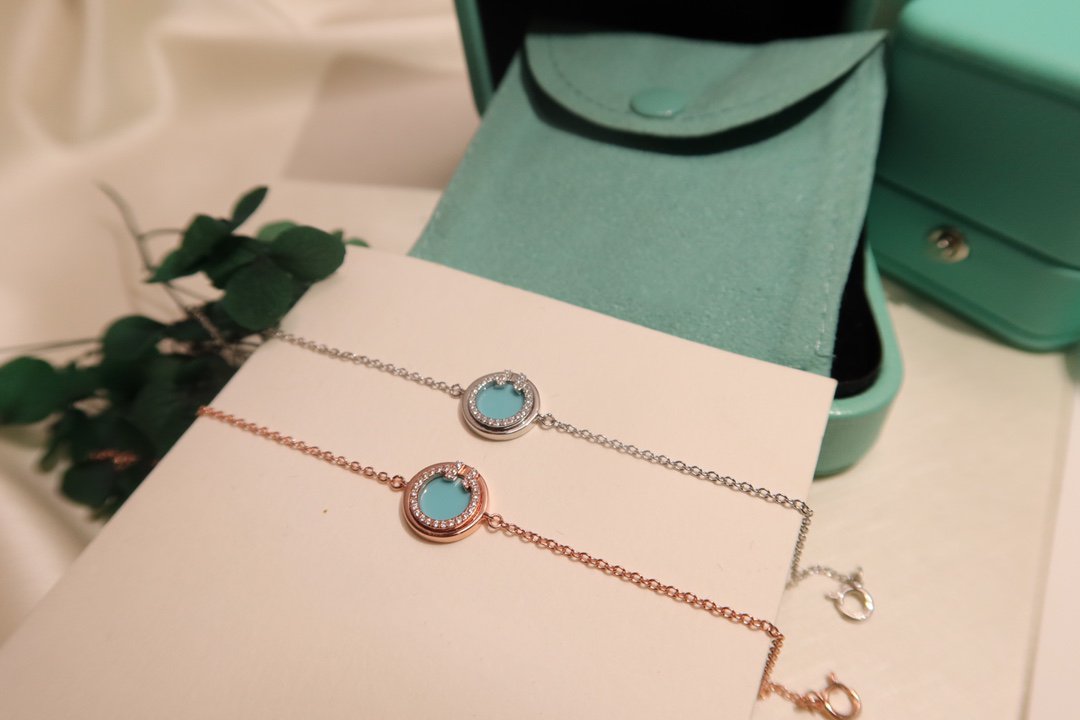 [Hevara Jewelry]DIAMOND CIRCLE PINK GOLD BRACELET