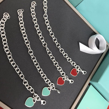 [Hevara Jewelry]HEART TAG BRACELET SILVER MEDIUM