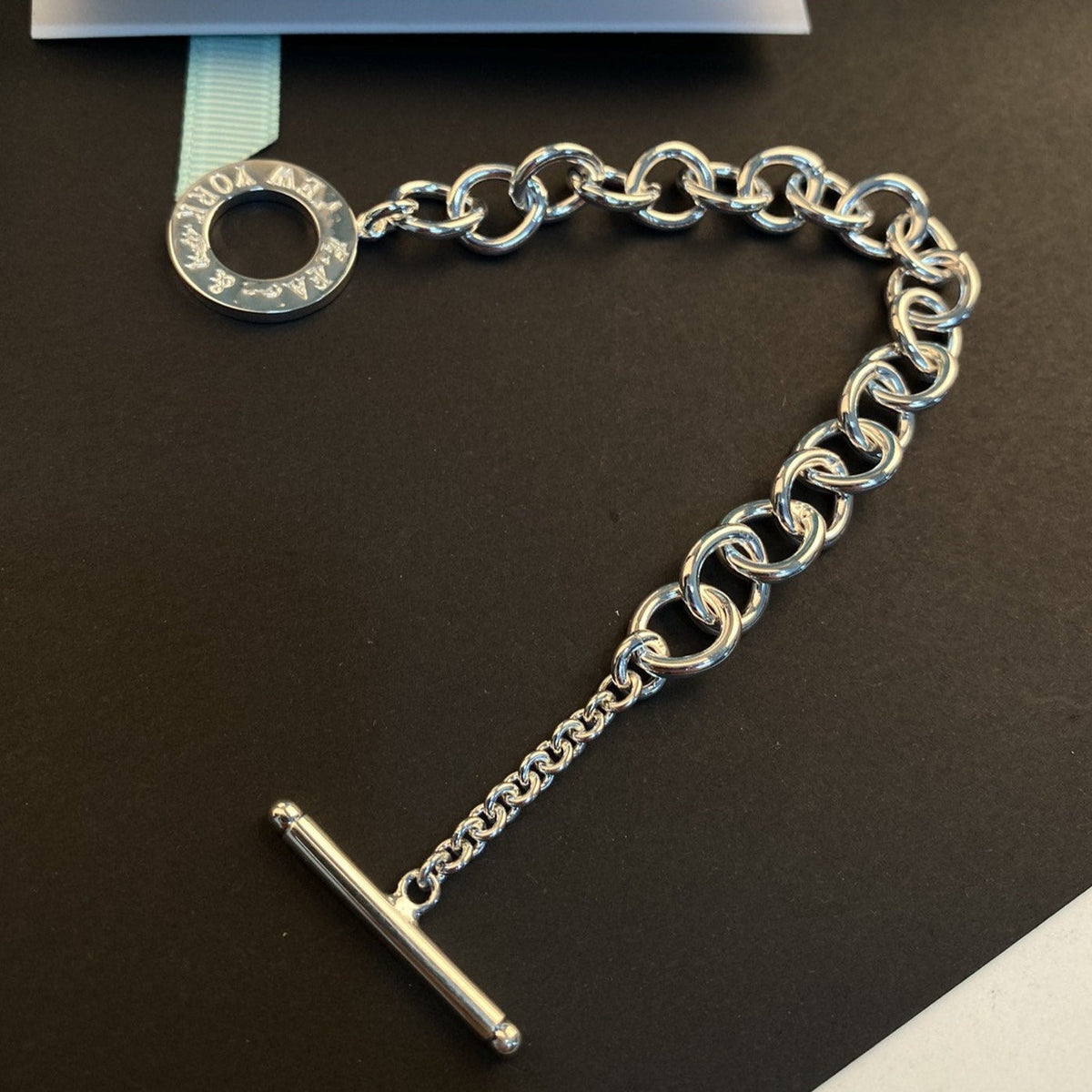 [Hevara Jewelry]TOGGLE TAG BRACELET SILVER