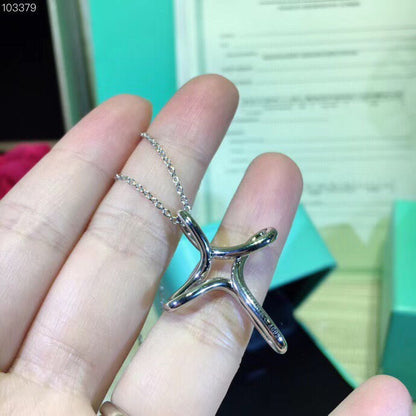[Hevara Jewelry]CROSS NECKLACE STERLING SILVER MATERIAL